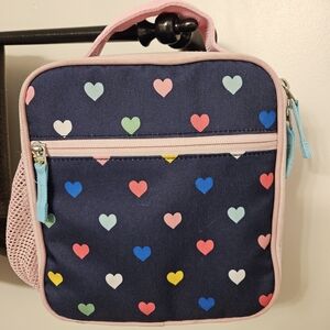 Pottery Barn Kids Navy Heart Bag